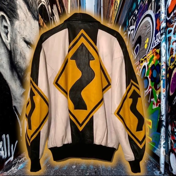 💎Vintage💎 Michael Hoban Street Sign 🚸HOBO Leather 🧥 - Picture 8 of 8